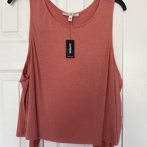 Express Women's Dusty Rose Sleeveless Tank